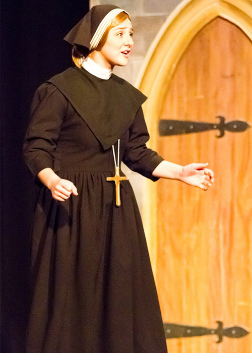 Maria as postulant Nuns outfit